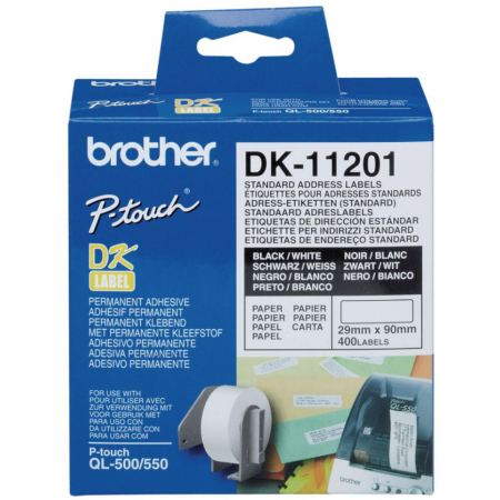 ROLO DE ETIQUETAS BROTHER DK11201 29x90mm